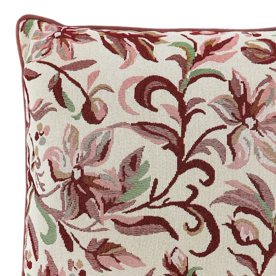 16" Pink Floral Pillow by Ashland®